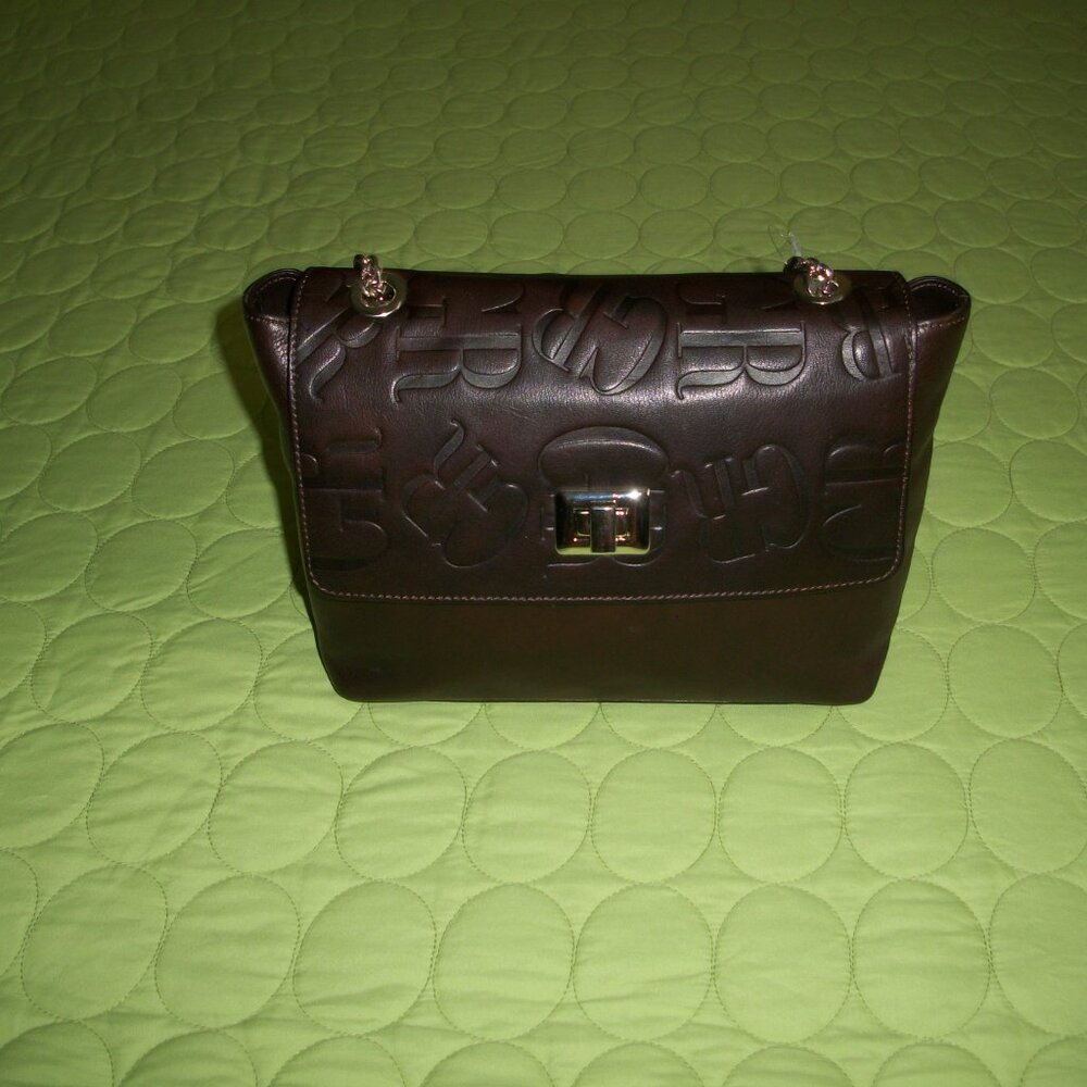 NWOT Vintage 2012 Georges Rech Paris Brown Leather Bag